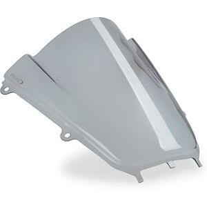 Puig 22284H Z-Racing Windscreen; aerodynamic design with double height; improves rider protection; made of high-impact acrylic; TÜV approved; easy installation, Smoke Puig 22284H Z-Racing Windscreen; aerodynamic design with double height; improves rider protection; made of high-impact acrylic; TÜV approved; easy installation, Smoke