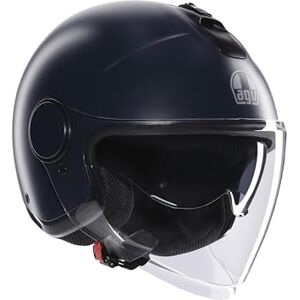 AGV ETERES E2206, Jet Unisex Motorcycle Helmet, Open Face Motorbike Helmet with Antitheft Ring, Anti-Scratch and Anti-UV Visor, Instant Sweat Absorption Technology, Matt Ottanio, XL AGV ETERES E2206, Jet Unisex Motorcycle Helmet, Open Face Motorbike Helmet with Antitheft Ring, Anti-Scratch and Anti-UV Visor, Instant Sweat Absorption Technology, Matt Ottanio, XL