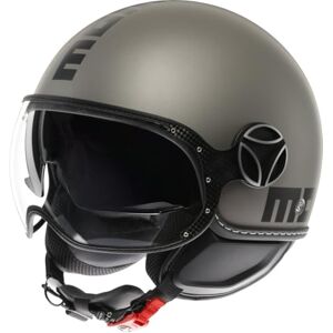 MOMO Design MOMODESIGN FGTR EVO E2206, Jet Helmet with Sun Visor, Open Helmet for Motorcycles and Scooters, for Men and Women, Matt Titanium Frost/Black, XL MOMO Design MOMODESIGN FGTR EVO E2206, Jet Helmet with Sun Visor, Open Helmet for Motorcycles and Scooters, for Men and Women, Matt Titanium Frost/Black, XL