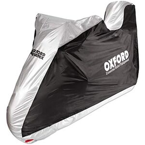 Oxford Aquatex Waterproof Motorcycle Cover Topbox Version Large, Black/Grey Oxford Aquatex Waterproof Motorcycle Cover Topbox Version Large, Black/Grey
