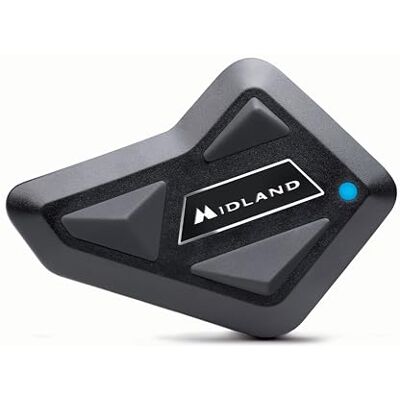 Midland Motorcycle Intercom ECE2206 New BT Mini Single, Waterproof Helmet Bluetooth Headset, 500m, 8H Battery, Noise Cancellation, Music Share, TFT Compatible, Conference for Up to 4 People Midland Motorcycle Intercom ECE2206 New BT Mini Single, Waterproof Helmet Bluetooth Headset, 500m, 8H Battery, Noise Cancellation, Music Share, TFT Compatible, Conference for Up to 4 People