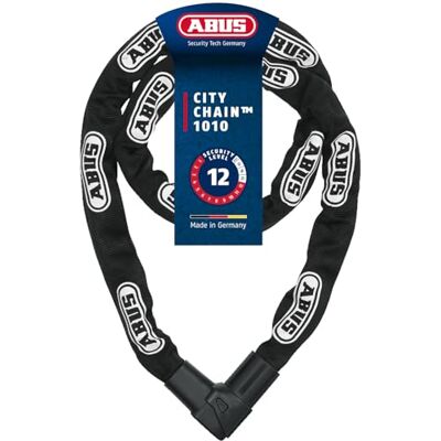 ABUS CityChain 1010 Chain Lock, 170 cm, Black ABUS CityChain 1010 Chain Lock, 170 cm, Black