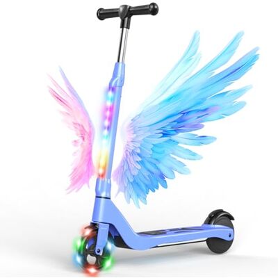 Shenzhen Uni-chic Technology Co., Ltd SISIGAD Electric Scooter for Kid Ages 6-10, Kids Electric Scooter with Adjustable Height, Teen Scooter with Light Up Wheels, Max Range 4KM and 10km/h Speed, Lightweight Kids for Boy Girls,Best Gift Shenzhen Uni-chic Technology Co., Ltd SISIGAD Electric Scooter for Kid Ages 6-10, Kids Electric Scooter with Adjustable Height, Teen Scooter with Light Up Wheels, Max Range 4KM and 10km/h Speed, Lightweight Kids for Boy Girls,Best Gift