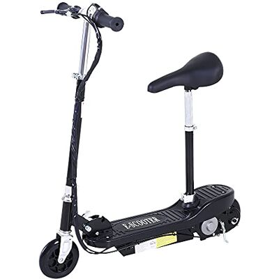 HOMCOM Electric Scooter for Kids, Foldable Ride On Powered Scooter with 120W Motor, Top Speed 10 KM/H, Maximum Range 8 KM Black HOMCOM Electric Scooter for Kids, Foldable Ride On Powered Scooter with 120W Motor, Top Speed 10 KM/H, Maximum Range 8 KM Black
