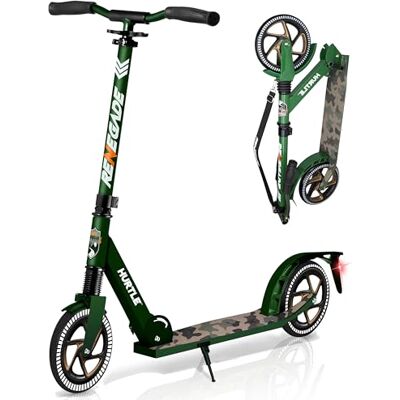 Hurtle Kick Scooter 2 Wheel Scooter for Kids Ages 8+ Teens and Adults – Folding Scooter with Adjustable T Bar Handlebar 8 Inch Big Wheels Alloy Non Slip Deck Carry Strap Hurtle Kick Scooter 2 Wheel Scooter for Kids Ages 8+ Teens and Adults – Folding Scooter with Adjustable T Bar Handlebar 8 Inch Big Wheels Alloy Non Slip Deck Carry Strap