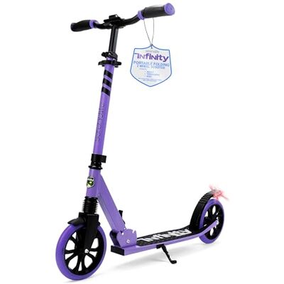 SereneLife Folding Kick Scooter, Kick Scooter for Kids Ages 8–12, Boys, Girls, Teenagers 11–15, Stunt Folding Scooter, Adult Scooter with Big Wheels, Lightweight & Adjustable SereneLife Folding Kick Scooter, Kick Scooter for Kids Ages 8–12, Boys, Girls, Teenagers 11–15, Stunt Folding Scooter, Adult Scooter with Big Wheels, Lightweight & Adjustable