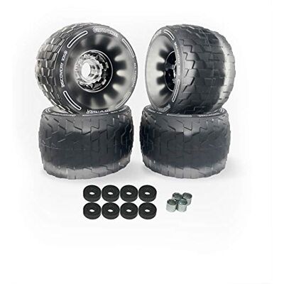 IWONDER Cloud Wheel 105mm Discovery Electric Skateboard Wheels Patented Damping Foam Core All Terrain Off Road 78A Translucent Urethane Longboard Wheels(Not Applicable to Hub Motor IWONDER Cloud Wheel 105mm Discovery Electric Skateboard Wheels Patented Damping Foam Core All Terrain Off Road 78A Translucent Urethane Longboard Wheels(Not Applicable to Hub Motor