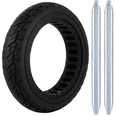 ASelected 10 x 2.125 Solid Tyre, 10 inch Rubber Solid Scooter Tyre with Aluminum Alloy Crowbar, Mobility Scooter Tyres Electric Scooters Spare Replacement Wheel ASelected 10 x 2.125 Solid Tyre, 10 inch Rubber Solid Scooter Tyre with Aluminum Alloy Crowbar, Mobility Scooter Tyres Electric Scooters Spare Replacement Wheel