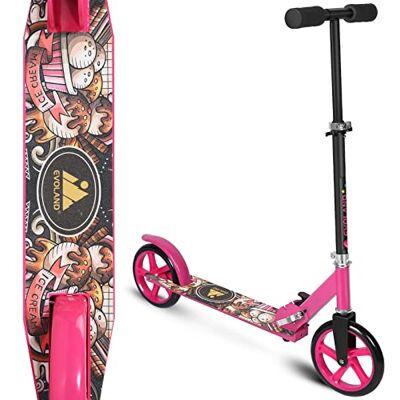 EVOLAND Foldable Kick Scooter, Adjustable Kids Scooter Ages 8-12 EVOLAND Foldable Kick Scooter, Adjustable Kids Scooter Ages 8-12