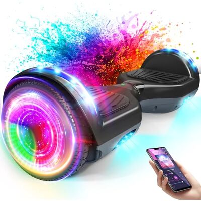 SISIGAD Hoverboard for Kids and 6.5 inch, Hoverboard with Bluetooth Speaker Colorful LED Lights, Hover Board Gift for Kids SISIGAD Hoverboard for Kids and 6.5 inch, Hoverboard with Bluetooth Speaker Colorful LED Lights, Hover Board Gift for Kids