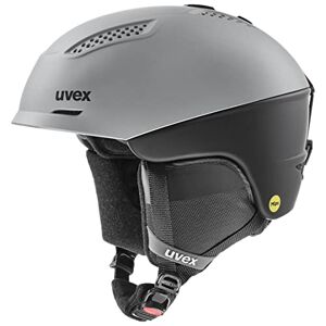 uvex Ultra MIPS - Ski Helmet for Men and Women - MIPS System - Individual Fit - Rhino - Black Matt - 55-59 cm