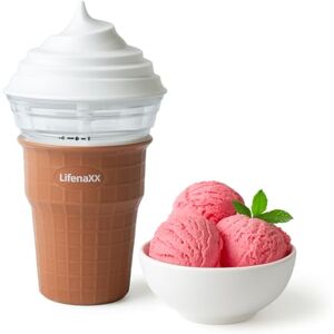 Lifenaxx Mini Ice Cream Maker – Compact 450ml Ice Cream & Slushy Machine with USB Power, One-Button Operation, Fast Freezing Bowl – Easy to Clean – DIY Healthy Frozen Desserts at Home LX-059 Lifenaxx Mini Ice Cream Maker – Compact 450ml Ice Cream & Slushy Machine with USB Power, One-Button Operation, Fast Freezing Bowl – Easy to Clean – DIY Healthy Frozen Desserts at Home LX-059
