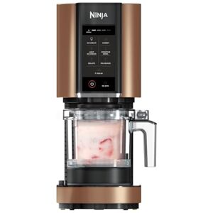 Ninja CREAMi Ice Cream Maker & Frozen Dessert Maker with 2 Tubs, 7 Programs, Makes Ice Cream, Gelato, Sorbet, Smoothie Bowl, Milkshakes and more, Makes 1.4L of Ice Cream, Black & Copper, NC300UKCP Ninja CREAMi Ice Cream Maker & Frozen Dessert Maker with 2 Tubs, 7 Programs, Makes Ice Cream, Gelato, Sorbet, Smoothie Bowl, Milkshakes and more, Makes 1.4L of Ice Cream, Black & Copper, NC300UKCP