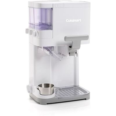 Cuisinart Ice Cream Maker, Soft serve, Gelato, Sorbet, Dairy free, Frozen Yogurt maker, Topping dispenser, Family friendly, Easy to use & clean, 1.42L Makes 6 portions, Ready in 20mins, ICE48U Cuisinart Ice Cream Maker, Soft serve, Gelato, Sorbet, Dairy free, Frozen Yogurt maker, Topping dispenser, Family friendly, Easy to use & clean, 1.42L Makes 6 portions, Ready in 20mins, ICE48U