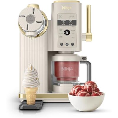 Ninja CREAMi Scoop and Swirl Ice Cream Machine, Stone Gold NC701UKSTGD 13 Functions: Ice Cream, Soft Serve, Gelato, Sorbet, Milkshakes and More, Mix-In Option, Includes 2 Tubs. Ninja CREAMi Scoop and Swirl Ice Cream Machine, Stone Gold NC701UKSTGD 13 Functions: Ice Cream, Soft Serve, Gelato, Sorbet, Milkshakes and More, Mix-In Option, Includes 2 Tubs.