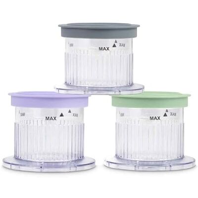 Cuisinart Freeze Wand® Ice Cream Maker 3 x 240ml Pots with Lids Compatible with ICEFD10U Cuisinart Freeze Wand® Ice Cream Maker 3 x 240ml Pots with Lids Compatible with ICEFD10U