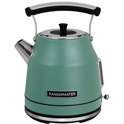 Rangemaster RMCLDK301MG Electric Kettle - 1.7L, Green, Quiet Boil Rangemaster RMCLDK301MG Electric Kettle - 1.7L, Green, Quiet Boil