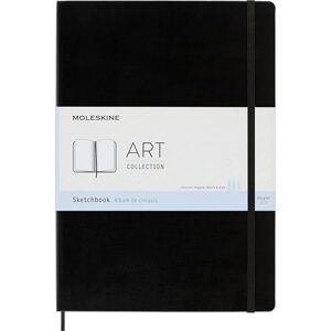 Moleskine Art Sketchbook, Drawing Album Paper, Pastels and Charcoal, Black, A4, 21 x 29.7 cm, 96 Pages Moleskine Art Sketchbook, Drawing Album Paper, Pastels and Charcoal, Black, A4, 21 x 29.7 cm, 96 Pages