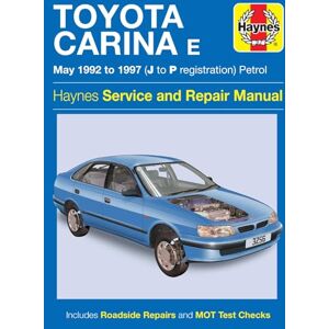 Haynes Toyota Carina E Petrol (May 92 97) Repair Manual Haynes Toyota Carina E Petrol (May 92 97) Repair Manual