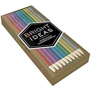 Chronicle Books Bright Ideas Metallic Colored Pencils Chronicle Books Bright Ideas Metallic Colored Pencils
