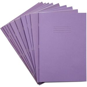 Rhino A4 Exercise Books, 80-Page / 10mm Squared Paper Notebook, 10-Pack, Office & School Stationery Supplies, Purple Rhino A4 Exercise Books, 80-Page / 10mm Squared Paper Notebook, 10-Pack, Office & School Stationery Supplies, Purple