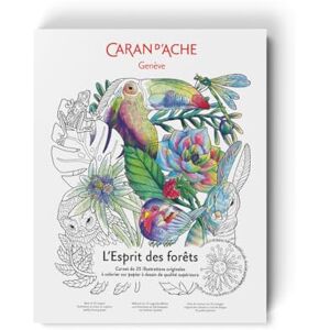 Caran d'Ache Esprit des Forets 0454.802 FSC Colouring Book A4 with 25 Illustrations 23.7 cm x 29.7 cm x 1.6 cm Caran d'Ache Esprit des Forets 0454.802 FSC Colouring Book A4 with 25 Illustrations 23.7 cm x 29.7 cm x 1.6 cm