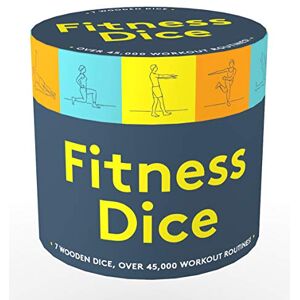 Chronicle Books Fitness Dice: 7 Wooden Dice, Over 45,000 Workout Routines Chronicle Books Fitness Dice: 7 Wooden Dice, Over 45,000 Workout Routines