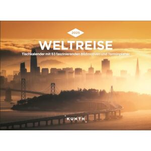KUNTH Weekly Calendar World Travel KUNTH Weekly Calendar World Travel