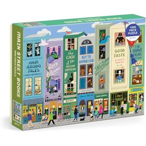 Galison Main Street Books – 1000 Piece Jigsaw Puzzle Featuring Beautiful Artwork Of A Book Themed Neighborhood Galison Main Street Books – 1000 Piece Jigsaw Puzzle Featuring Beautiful Artwork Of A Book Themed Neighborhood