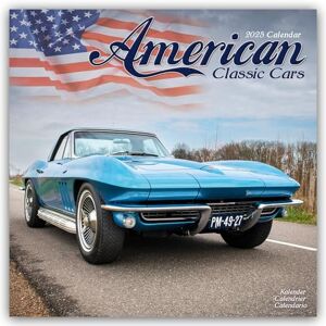 AVONSIDE American Classic Cars 2025 Square Wall Calendar Car, Classic Car, Motor Calendar AVONSIDE American Classic Cars 2025 Square Wall Calendar Car, Classic Car, Motor Calendar