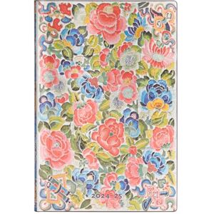 Paperblanks Flexi 2025 13 Month Calendar, Pear Garden, Mini, Horizontal, Elastic Band Closure Paperblanks Flexi 2025 13 Month Calendar, Pear Garden, Mini, Horizontal, Elastic Band Closure