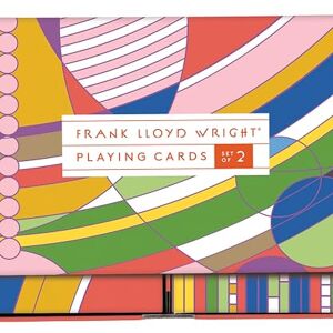 Galison Frank Lloyd Wright Playing Card Set: Set of 2 Galison Frank Lloyd Wright Playing Card Set: Set of 2