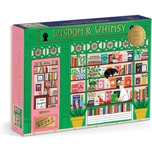 Galison Wisdom & Whimsy – 1000 Piece Foil Jigsaw Puzzle Featuring Beautiful Artwork Of A Bookshop Scene Galison Wisdom & Whimsy – 1000 Piece Foil Jigsaw Puzzle Featuring Beautiful Artwork Of A Bookshop Scene