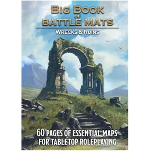 Loke BattleMats Big Book of Battle Mats Wilds, Wrecks & Ruins Loke BattleMats Big Book of Battle Mats Wilds, Wrecks & Ruins