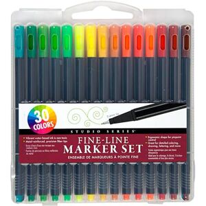 Peter Pauper Press Studio Series Fine-Line Marker Set (30 colours, 0.4mm tip) Peter Pauper Press Studio Series Fine-Line Marker Set (30 colours, 0.4mm tip)