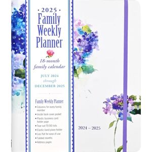Peter Pauper Press 2025 Hydrangeas Family Weekly Planner (18 months, July 2024 to Dec 2025) Peter Pauper Press 2025 Hydrangeas Family Weekly Planner (18 months, July 2024 to Dec 2025)