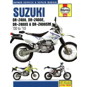 Haynes Suzuki DR-Z400, DR-Z400E, DR-Z400S & DR-Z400SM (00 to 10) Haynes Suzuki DR-Z400, DR-Z400E, DR-Z400S & DR-Z400SM (00 to 10)