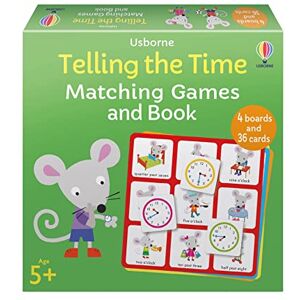 Usborne Telling the Time Matching Games and Book Usborne Telling the Time Matching Games and Book