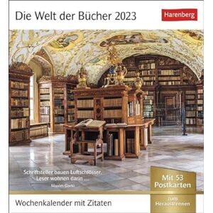 Harenberg u.Weingarten The World of Books Postcard Calendar 2023: Weekly Calendar with 53 Literature Postcards Harenberg u.Weingarten The World of Books Postcard Calendar 2023: Weekly Calendar with 53 Literature Postcards