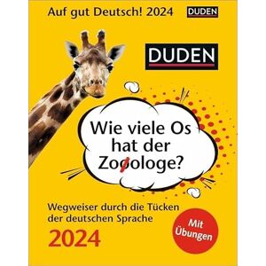 Harenberg Duden Auf gut Deutsch! Tagesabreißkalender 2024. Tägliche Wissenshäppchen zu Rechtschreibung, Grammatik und Wortwahl. Der richtige Kalender für ... durch die Tücken der deutschen Sprache Harenberg Duden Auf gut Deutsch! Tagesabreißkalender 2024. Tägliche Wissenshäppchen zu Rechtschreibung, Grammatik und Wortwahl. Der richtige Kalender für ... durch die Tücken der deutschen Sprache