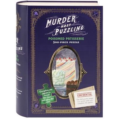 Chronicle Books Murder Most Puzzling Poisoned Patisserie 500-Piece Puzzle Chronicle Books Murder Most Puzzling Poisoned Patisserie 500-Piece Puzzle