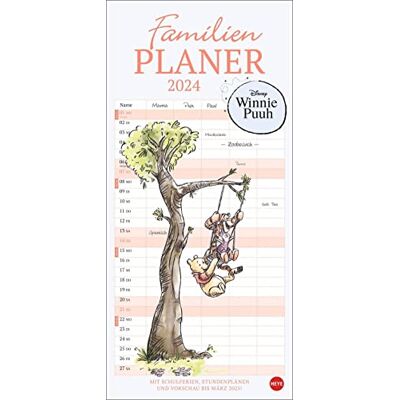 Heye Winnie Puuh Familienplaner 2024. Terminkalender mit Abenteuern von Winnie Puuh und seinen Freunden. Praktischer Wandkalender mit 5 Spalten. Liebvoll illustrierter Wandplaner. Heye Winnie Puuh Familienplaner 2024. Terminkalender mit Abenteuern von Winnie Puuh und seinen Freunden. Praktischer Wandkalender mit 5 Spalten. Liebvoll illustrierter Wandplaner.