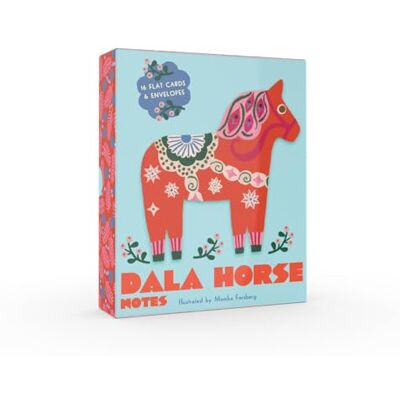 Chronicle Books Dala Horse Notes: 16 Flat Cards and 16 Envelopes Chronicle Books Dala Horse Notes: 16 Flat Cards and 16 Envelopes
