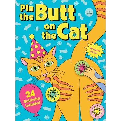 Chronicle Books Pin the Butt on the Cat Chronicle Books Pin the Butt on the Cat