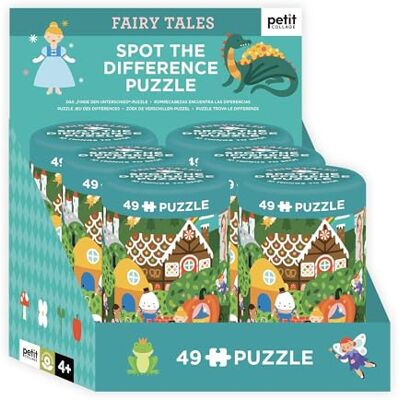 Chronicle Books Spot the Difference Puzzle: Fairy Tales CDU of 6 Chronicle Books Spot the Difference Puzzle: Fairy Tales CDU of 6