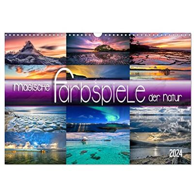 CALVENDO Magische Farbspiele der Natur (Wandkalender 2024 DIN A3 quer), Monatskalender CALVENDO Magische Farbspiele der Natur (Wandkalender 2024 DIN A3 quer), Monatskalender