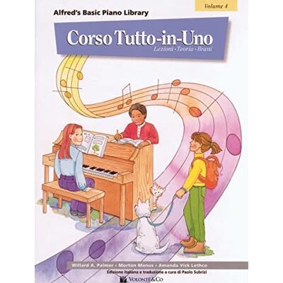 Corso Tutto In Uno Per Pianoforte Vol.4 Piano Book Corso Tutto In Uno Per Pianoforte Vol.4 Piano Book