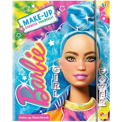 Liscianigiochi Lisciani Barbie Make Up Express Yourself – Sketchbook Beauty Bag 5+ Years Make-up Sketchbook, Mirror and Creative Activities to Design Looks, Express Girl Power, Styling, Imagination and Fashion Play Liscianigiochi Lisciani Barbie Make Up Express Yourself – Sketchbook Beauty Bag 5+ Years Make-up Sketchbook, Mirror and Creative Activities to Design Looks, Express Girl Power, Styling, Imagination and Fashion Play