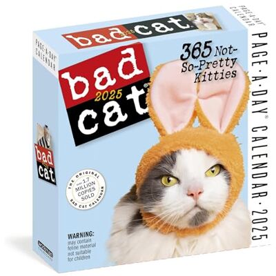 Workman Publishing Bad Cat Page-A-Day® Calendar 2025: 365 Not-So-Pretty Kitties Workman Publishing Bad Cat Page-A-Day® Calendar 2025: 365 Not-So-Pretty Kitties