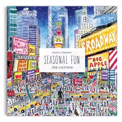 Galison Michael Storrings Classic 12 x 12 Wall Calendar Galison Michael Storrings Classic 12 x 12 Wall Calendar